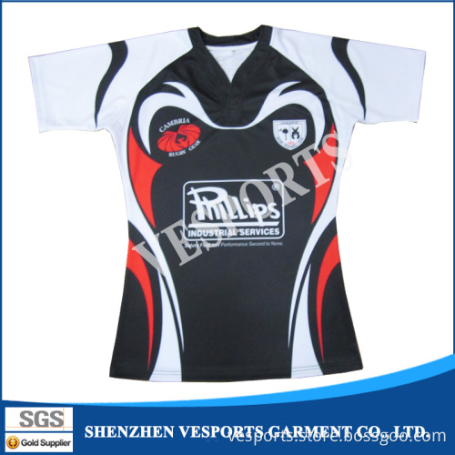 Popular Sublimation Rugby Jersey Logo Design